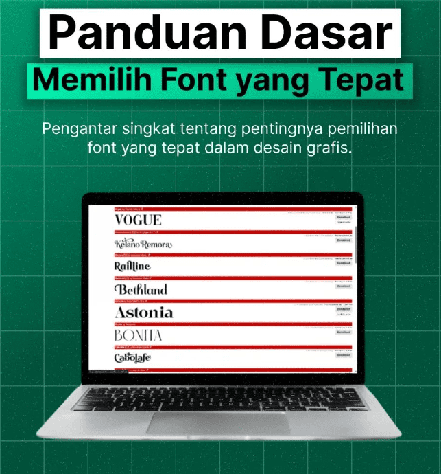 Pentingnya Pemilihan Font yang Tepat