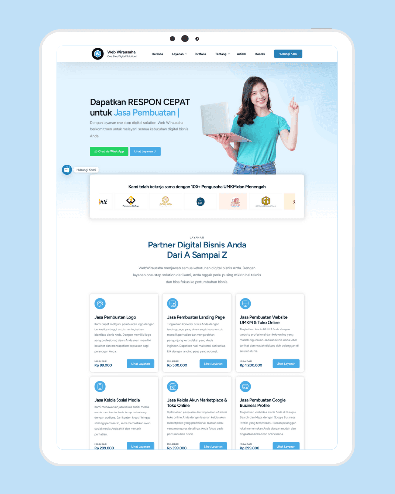 Jasa Pembuatan Website Bandung Profesional