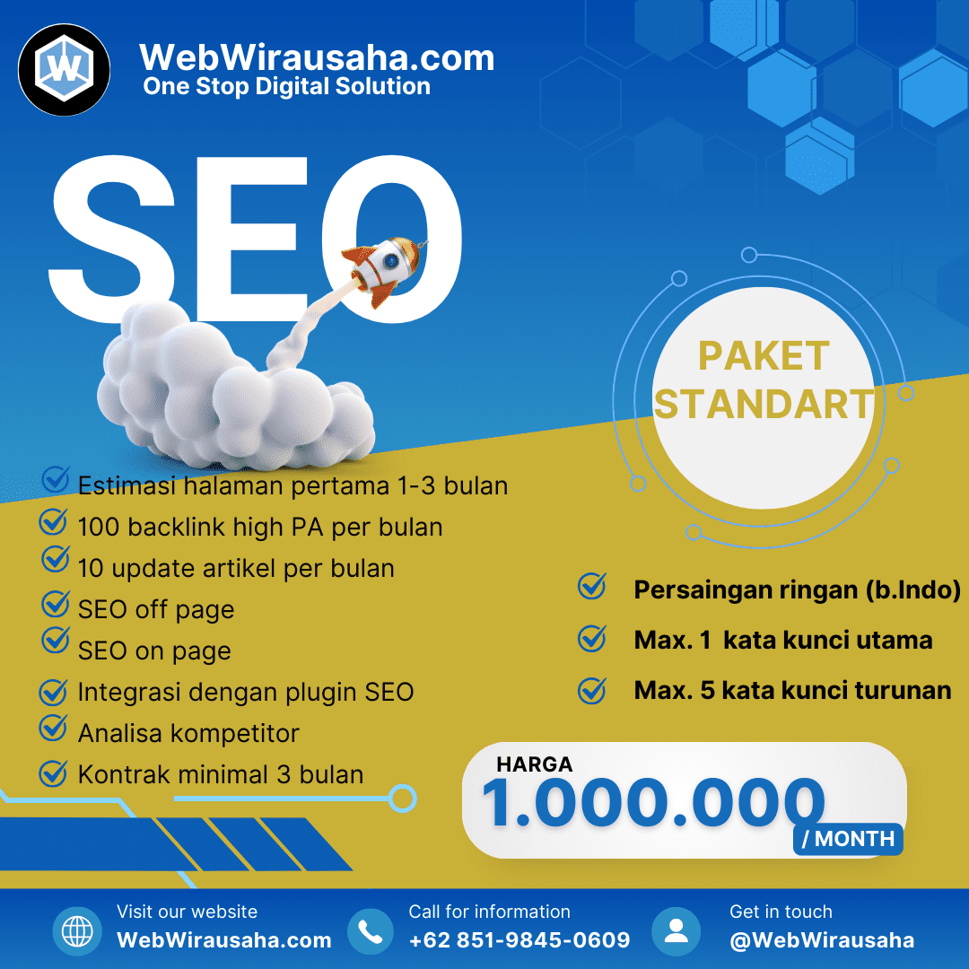 Jasa Layanan SEO (Paket Standart)