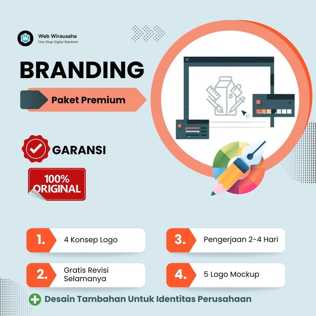 Jasa Desain Logo (Paket Premium)