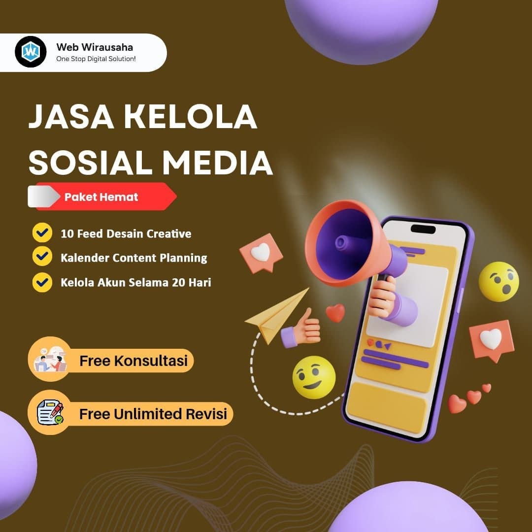 Jasa Kelola Sosmed (Paket Hemat)