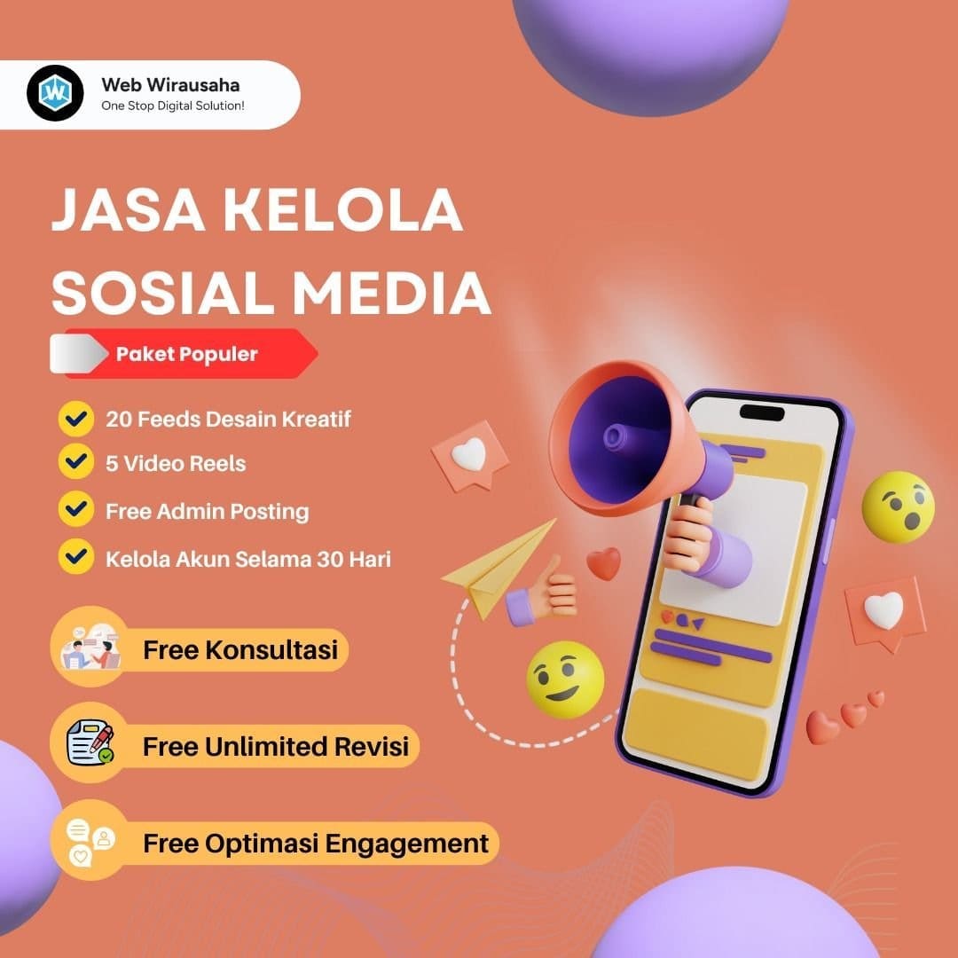 Jasa Kelola Sosmed (Paket Populer)