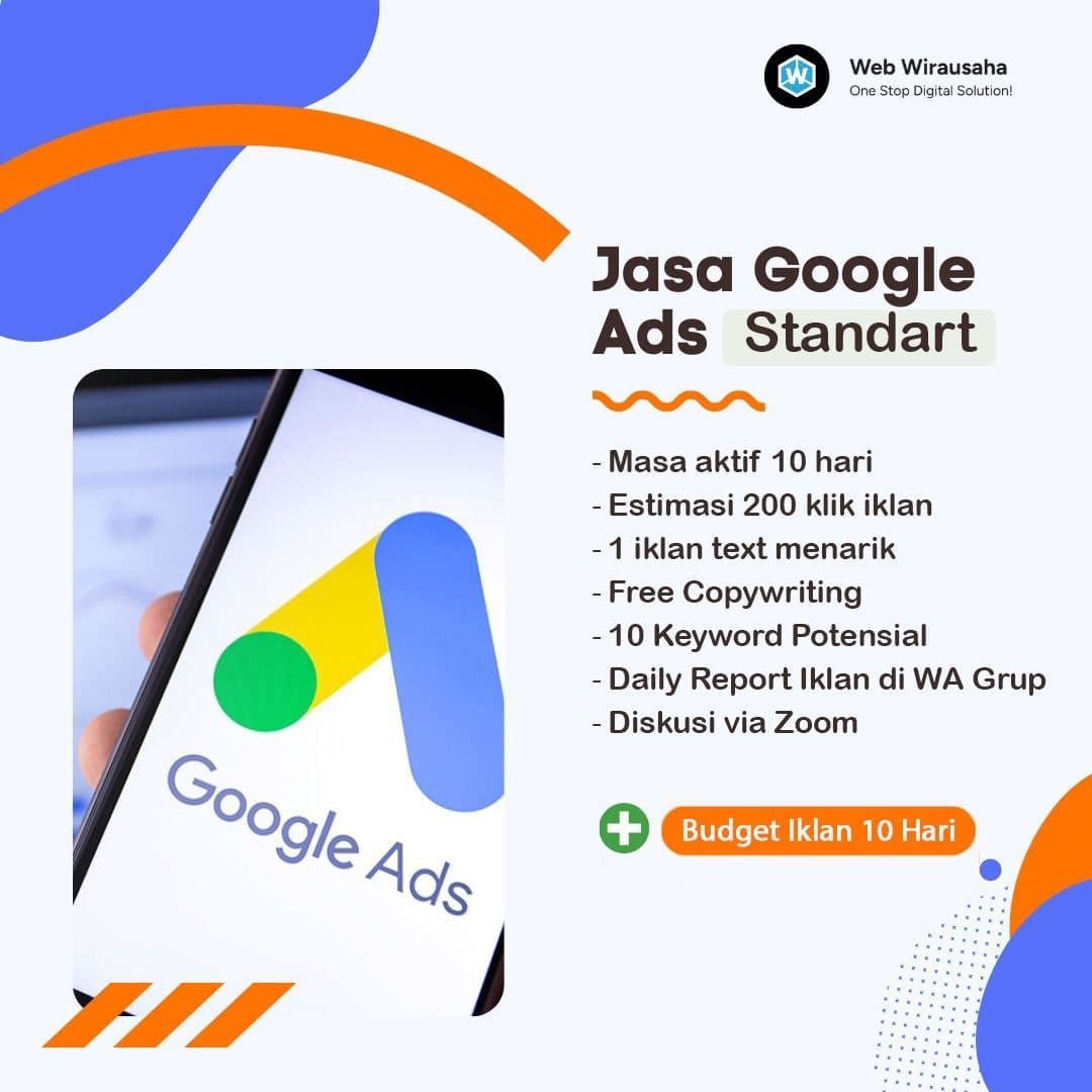 Jasa Iklan Google Ads (Paket Standart)